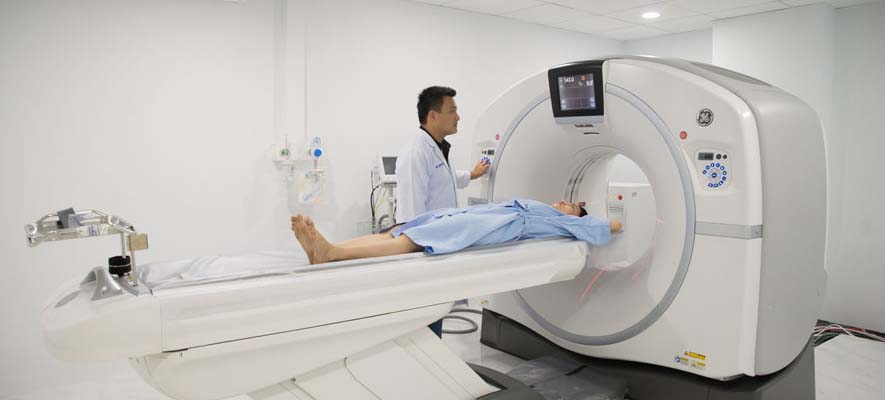 Phòng chụp cộng hưởng từ – MRI 1.5 Tesla tại khoa chuẩn đoán hình ảnh - Bệnh viện Đại học Y Dược 1